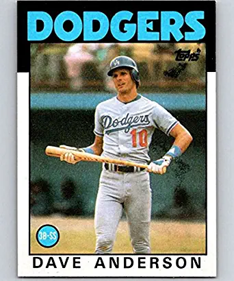 1986 Topps #758 Dave Anderson