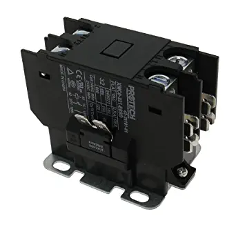 OEM Replacement for Rheem Single Pole / 1 Pole 30 Amp 24V Coil Condenser Contactor 42-21600-02