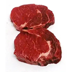 New York Prime Meat USDA Prime 21 Days Aged Beef Rib Eye Steak Boneless, 1-inch thick, 2-Count, 24-Ounce Packaged in Film & Freezer Paper