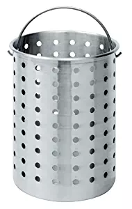 Bayou Classic B300 Perforated Steam, Boil, Fry Accessory Basket.Fits 30-Quart Bayou Classic Turkey Fryers