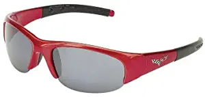 CORVETTE EYEWEAR's C6 logo series red frame with 2 sets of polycarbonate lenses