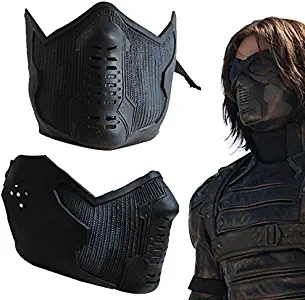 Winter Soldier James Buchanan Bucky Barnes Cosplay Latex Mask by Yancos