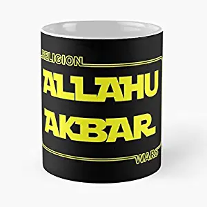 Allahu Akbar Classic Mug - The Funny Coffee Mugs For Halloween, Holiday, Christmas Party Decoration 11 Ounce White-atacado.