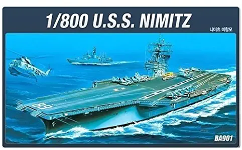 Academy 1/800 U.S.S. Nimitz Aircraft Carrier Ship Plastic Model Kit #14213 /ITEM#G839GJ UY-W8EHF3160746