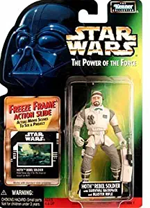 Star Wars Power of The Force Freeze Frame Hoth Rebel Soldier Freeze Frame Act