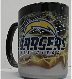 HUNTER NFL San Diego Chargers Black & Chrome Jumbo Mug