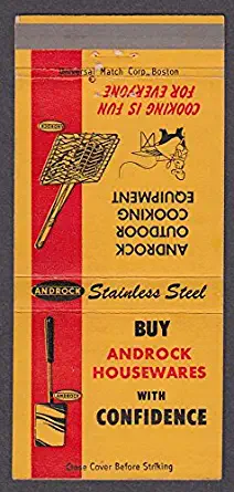 Androck Stainless Steel Housewares & Outdoor Cooking Equipment matchcover