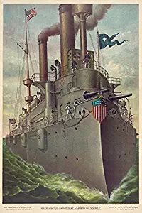 Buyenlarge 0-587-23746-5-G1827 'Rear Admiral Dewey's Flagship Olympia' Giclee Fine Art Print, 18" x 27"