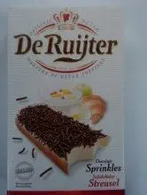 DeRuijter Dark Chocolate Sprinkles 14 Oz Box (Pack of 4)