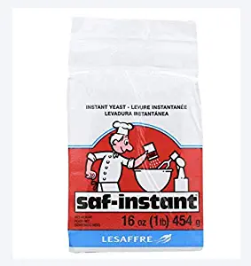 Saf Instant Active Dry Yeast | Red One Pound Vacuumed Packed Package | Baker’s Choice| Long Shelf Life | Fast Acting | Quick Delivery