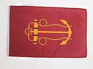 AZ FLAG Lord High Admiral Flag 18'' x 12'' Cords - Bristish Historic Small Flags 30 x 45cm - Banner 18x12 in