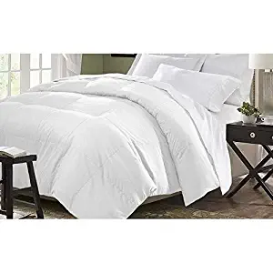 Kathy Ireland Home Essentials Microfiber Down Comforter, White, King