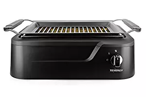 Tenergy Redigrill Smokeless Infrared Grill, Indoor Grill, Heating Electric Tabletop Grill, Non-Stick Easy to Clean BBQ Grill, for Party/Home, ETL Certified