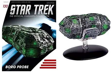 StarTrek Starships Borg Probe Vehicle with Collector Magazine #130