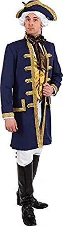 Mens Lord Admiral Nelson Royal Navy Historical Seaman Sailor Captain Fancy Dress Costume Outfit