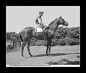 8 x 10 All Wood Framed Photo Seabiscuit Ron Pollard Beats War Admiral 1938