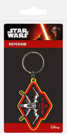Star Wars VII The Force Awakens X Wing Rubber Keychain