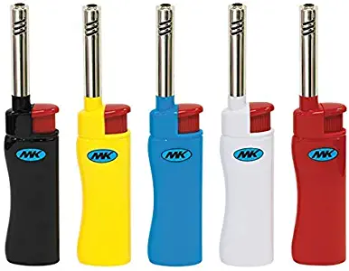 5 PC MK Windproof Refillable Candle Lighter