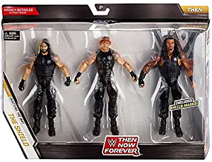 WWE, Elite Collection, Then Now Forever Seth Rollins, Dean Ambrose, and Roman Reigns (The Shield) Exclusive Action Figures