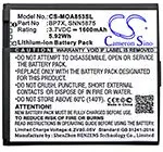 Replacement Battery for Motorola A855 Sholes Android, A954, A955 Droid 2, A957, Admiral, Admiral XT603, Cliq 2, Cliq MB200, Cliq MB220, Cliq XT, Cliq XT MB501, DEXT, DEXT Cliq