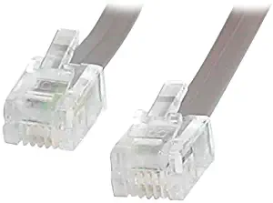 StarTech.com 25 ft RJ11 Telephone Modem Cable - Phone cable - RJ-11 (M) - RJ-11 (M) - 25ft