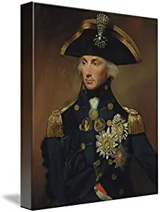 Wall Art Print Entitled Portrait of Rear-Admiral Sir Horatio Nelson by Lem by Celestial Images | 24 x 29