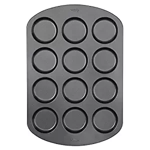 Wilton 12-Cavity Whoopie Pie Baking Pan, Makes Individual 3" Diameter Baked Goods and Treats, Non-Stick and Dishwasher-Safe, Enjoy or Give as Gift, Metal (1 Pan)