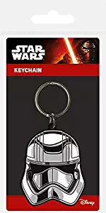 Star Wars Pyramid International Episode VII Captain Phasma Rubber Keychain, Multi-Colour, 4.5 x 6 cm