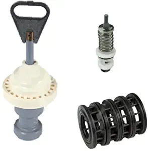 Fleck 5600 SOFTENER Valve Rebuild Kit - Includes Piston (60102-10), Seals & Spacers (60125), and Brine Valve (60032) by Fleck