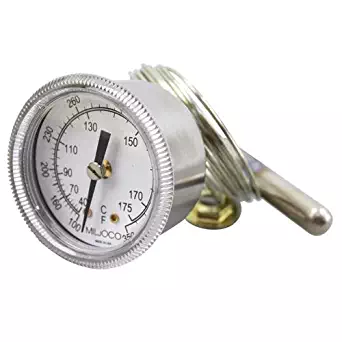 Alto Shaam Gu-33384 Thermometer 2.25" Dia Temp 100-350F Cap 70 U-Clamp Alto-Shaam Oven Warmer 621047