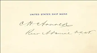 Rear Admiral Conway H. Arnold - Signature