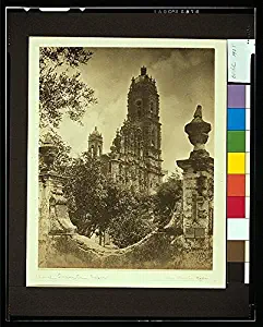 Photo: San Francisco Xavier, Seminario de San Martin, Tepotzotlan, Mexico, 1925, Church . Size: 8x10