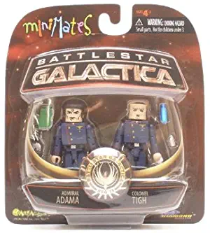 Battlestar Galactica Modern Minimates 2-Pack Series 2 Admiral Adama & Col. Tigh