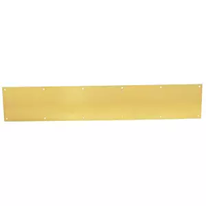 Ives by Schlage 6X34 Schlage C8400B3 Kick Plate, 34 In L X 6 In W, For Use With Exterior Or Interior Door Surface 6" x 34"