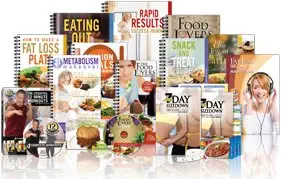 Food Lovers Fat Loss System, 21 Day Metabolism Makeover, Guide CDs, Weight Loss Cookbook, Eating Out Guide, Workout DVDs & More