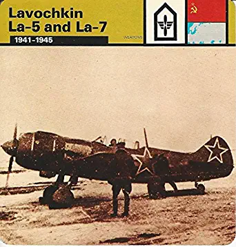 1977 Edito-Service, World War II, 83.19 Lavochkin La-5 and La-7