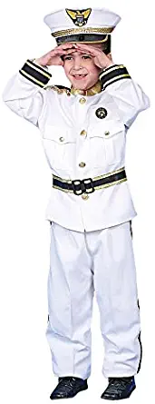 Deluxe Navy Admiral Costume Set