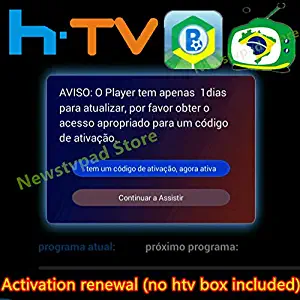 Brazil Brazilian TV Box Renew Code, Activation Code for Tigre Box Tigre2 Box A2/A3 HTV3 HTV5 /IPTV 5/6,Subscription 16-Digit Renew Code,One Year Subscription Service，TV Box Brazil Activation Code