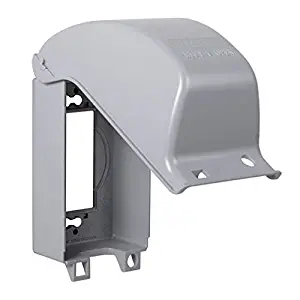 TayMac MX3200 One Gang Vertical In Use Metal Weatherproof Receptacle Cover