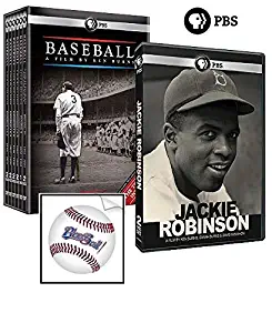 Baseball: A Film by Ken Burns + Ken Burns: Jackie Robinson DVD Combo with Bonus Sticker