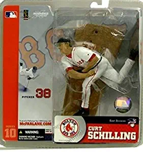 McFarlane Sportspicks MLB Curt Shilling #38 Boston Red Sox 6" Action Figure Series 10 White Jersey