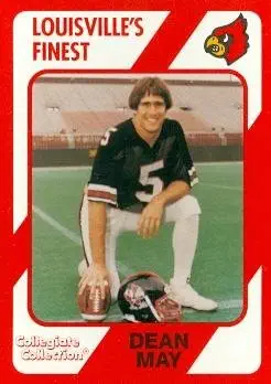 Dean May Football Card (Louisville) 1989 Collegiate Collection #112