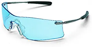 Crews T4113AF Rubicon Safety Glasses Light Blue, Anti-Fog Lens, 1 Pair