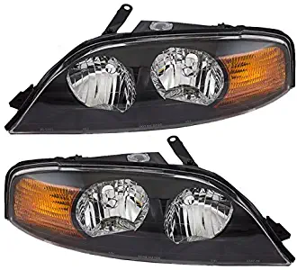 Holiday Rambler Endeavor 2002-2007 Front Pair (Left & Right) Replacement Headlights Rv Motorhome