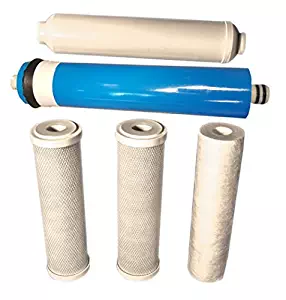 Honeywell RO-9100 Compatible 5 Stage Reverse Osmosis Replacement Filter Bundle (50 Gpd, Universal) by CFS