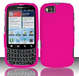 Importer520 Rubberized Snap-On Hard Skin Protector Case Cover for for (Sprint) Motorola Admiral XT603 - Rose Pink