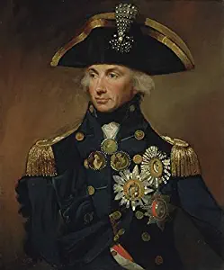 Wall Art Print Entitled Portrait of Rear-Admiral Sir Horatio Nelson by Lem by Celestial Images | 8 x 10