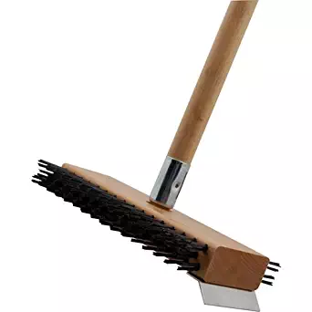 BAKERS PRIDE Broiler/Grill Brush with Scraper Steel Bristles T5014V