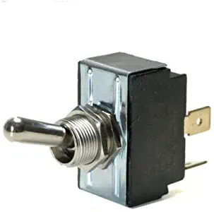 Off/On/Momentary On For Ignition Start 20 Amp Toggle Switch With Tab Terminals