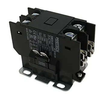 OEM Replacement for Ruud Single Pole / 1 Pole 30 Amp 24V Coil Condenser Contactor 42-25101-01